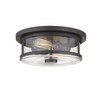 Z-Lite Savannah 2 - Light Flush Mount in  Bronze - 4 of 4