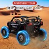 24V Ride On Car for Kids with Remote Control, Battery Powered Off-Road UTV, 4 Shock Absorbers, 6 Mph Max Speed, MP3, Lights, Electric Car - 2 of 4