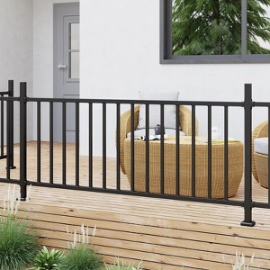 Indoor & Outdoor Metal Railing Kit with Post for Decks and Balcony - 1 of 4
