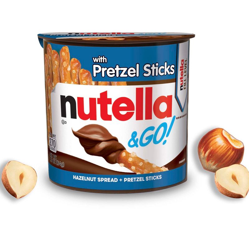 Nutella and Go! with Pretzel Sticks - 7.6oz/4pk, 3 of 15