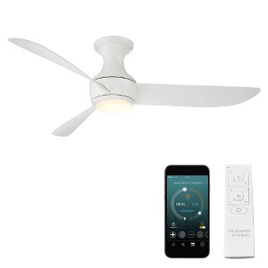 Modern Forms Corona 3-Blade LED Smart Flush Mount Ceiling Fan - 1 of 3