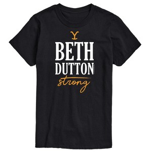 Men's - Yellowstone - Beth Dutton Strong Short Sleeve Graphic T-Shirt - 1 of 4