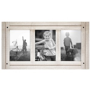 Americanflat Rustic Collage Picture Frame with polished glass - Horizontal and Vertical Formats for Wall and Tabletop - 1 of 4