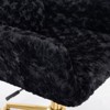 NicBex Upholstered Office Chair with Adjustable Height Modern Rotatable Computer Chair Vanity Chair with Golden Base for Office, Study, Bedroom - 4 of 4