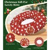 35.4'' Christmas Cat Toy Circle Tunnel with Ball, Cats Tunnels Foldable Kitty Tube Tunnels - 4 of 4