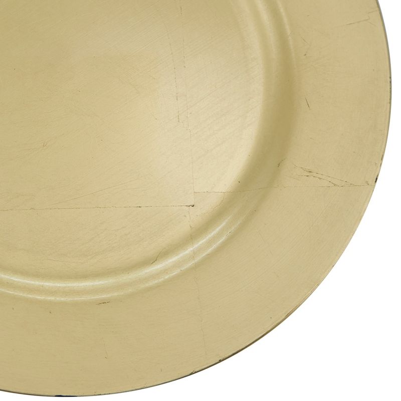 Saro Lifestyle Classic Solid Color Charger Plates, 4 of 6