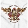 Betty Boop Biker Love Hurts Tattoo Womens Graphic T Shirt Tees Brisco Brands - 2 of 4
