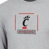 NCAA Cincinnati Bearcats Men's Gray Long Sleeve T-Shirt - 3 of 3