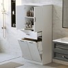 Tall Bathroom Storage Cabinet, Bathroom Cabinets Modern With 2 Laundry Baskets, Bathroom Storage Cabinets Floor Standing With Drawer-Cuddlewood - 3 of 4