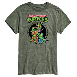 Men's - Teenage Mutant Ninja Turtles - Sewer Skateboard Short Sleeve Graphic T-Shirt - 1 of 4