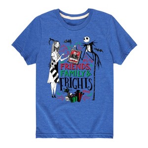 Boys' - The Nightmare Before Christmas - Friends Family and Frights Short Sleeve Graphic T-Shirt - 1 of 4