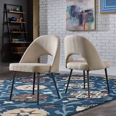 Set of 2 Ragan Upholstered Dining Chairs - Inspire Q