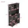 PAGED Dining Room Cabinet, Farmhouse Kitchen Storage Cabinets, Cabinet with Open Shelves, Pantry Cabinet with 6 Hooks, Sideboard Cabinet - 2 of 4