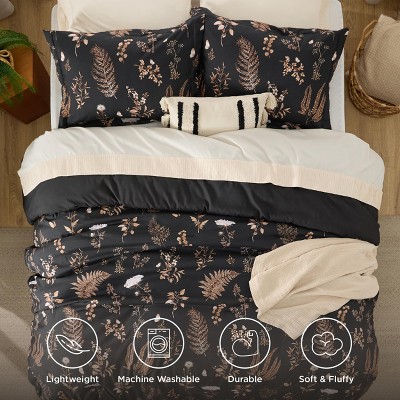Bedsure Comforter Set Queen Size - Cute Floral Bedding Comforter Set — фото 4