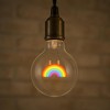 Novelty Lights LED Decorative Filament Light Bulb, G80 Globe, Medium E26 Base, Indoor/Outdoor Holiday String Light Replacement - 1 Pack - 3 of 4