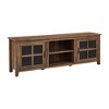 NicBex TV Stand for 80 Inch TV with 2 Glass-Door Cabinets,TV Entertanment Center with Open Shelves,Modern TV Console Table for Living Room - 2 of 4