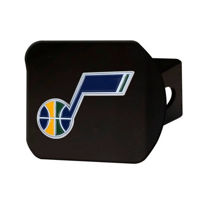 NBA Utah Jazz Metal Emblem Hitch Cover - Black