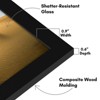 Americanflat 13x19 Picture Frames in Black - Composite Wood with Shatter Resistant Glass - Wall Mounted Horizontal and Vertical Formats (2-Pack) - 3 of 4