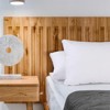 BRINJOY Queen Size Gusseted Bed Pillows 2-Pack - Hotel Quality with Poly-Fiber Fill for Back, Stomach & Side Sleepers (White) - 3 of 4
