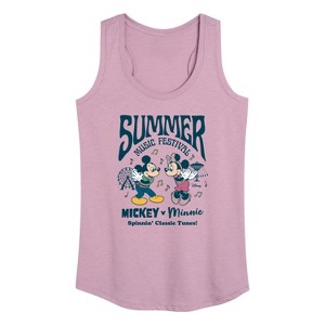 Women's - Disney - Mickey & Friends Graphic Racerback Tank - 1 of 4