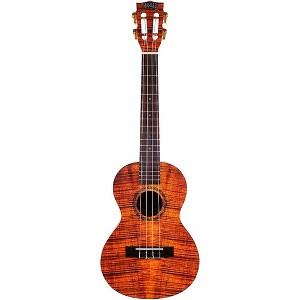 Mahalo Artist Elite Tenor Ukulele With Bag Koa Photo Flame - 1 of 4
