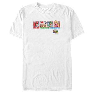 Men's The Super Mario Bros. Movie Our Big Adventure Begins Now T-Shirt - 1 of 4
