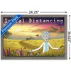 Trends International Rick And Morty - Social Distancing Framed Wall Poster Prints - image 3 of 4