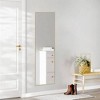 Floor Standing Mirror, Wall Mirror with Stand Aluminum Alloy Thin Frame - 4 of 4