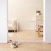 VEVOR Baby Gate, 29.5"-51" Extra Wide,30" High, Dog Gate,Thru Auto Close Child Gate Pet Security Gate with Pressure Mount Kit and Wall Mount Kit,White - 2 of 4