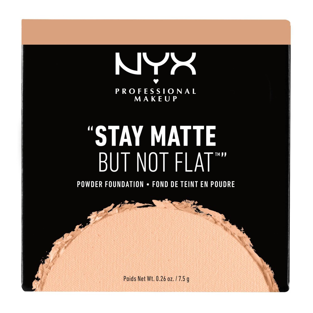 Photos - Other Cosmetics NYX Professional Makeup Stay Matte But Not Flat Pressed Powder Foundation 