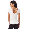 Aeropostale Womens Sheer Scoop-Back Knit Basic T-Shirt - 2 of 3