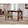 Writing Desk Classic Mission Walnut - AFI: Solid Hardwood, Built-in Charging, 48"x24" - 3 of 4