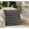 Saro Lifestyle Chunky Striped Throw Pillow With Down Filling - 3 of 3