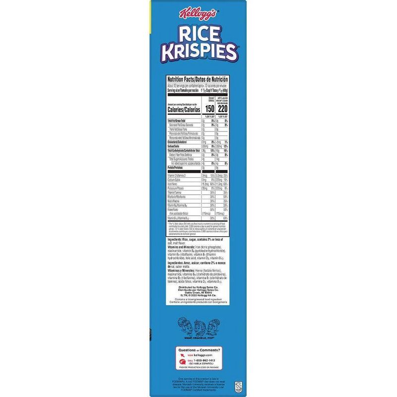 Kellogg's Rice Krispies Cereal , 6 of 9