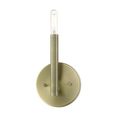 Copenhagen Antique Brass 8'' Industrial Wall Sconce