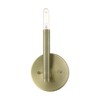 Livex Lighting Copenhagen 1 - Light Wall Light in  Antique Brass - 3 of 4