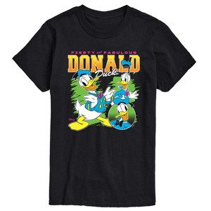 Men's - Disney - Donald Duck Feisty And Fabulous Short Sleeve Graphic T-Shirt - 1 of 4