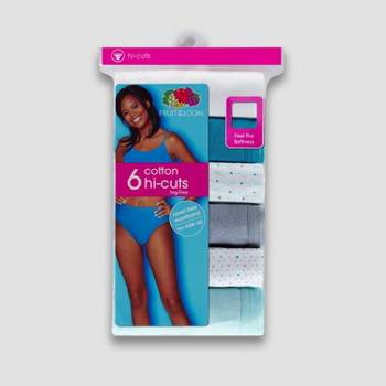 Fruit of the Loom Women's Breathable Micro-Mesh Hi-Cut Underwear, 6+2 Bonus  Pack 