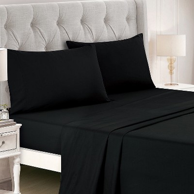 Home Mart Goods 9 Piece Bed-in-a-Bag Black Yellow Modern Solid Soft Bedding Comforter Set — фото 2
