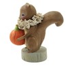 Fall 5.0 Inch Squirrel Holding Pumpkin Vintage-Style Figurine Figurines - 3 of 3