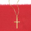 Ross-Simons Italian 18kt Yellow Gold Diamond-Cut Cross Pendant Necklace - 4 of 4