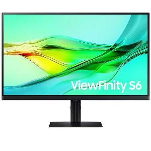 Manufacturer Refurbished Samsung ViewFinity S6 S60UD 5ms 24" IPS QHD Monitor, Black - 1 of 1