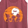 Women's - Peanuts - Trick Or Treat Silhouettes Graphic Racerback Tank - 2 of 4