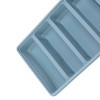 Unique Bargains Ice Tray 6-Cavity Long Bar Ice Mould with Lid Rectangle Hand Wash Only Silicone 9.45"x4.45"x1.50" 1 Pc - 3 of 3