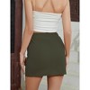 Clearlove Women's High Waist Basic Bodycon Workwear Short Mini Skirt - 4 of 4
