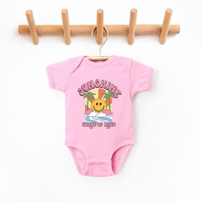 The Juniper Shop Sunshine State Of Mind Smiley Baby Bodysuit