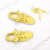 INSPIRE CHIC Women's Flat Ribbon Solid Color Sneakers Shoelaces 2 Pairs - 4 of 4