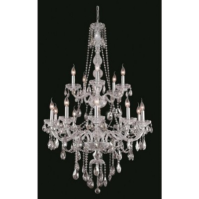 Elegant Lighting Verona 15 - Light Chandelier in  Chrome