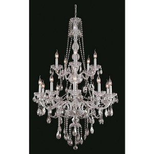 Elegant Lighting Verona 15 - Light Chandelier in  Chrome - 1 of 1