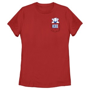 Women's ICEE Peekaboo Bear T-Shirt - 1 of 4
